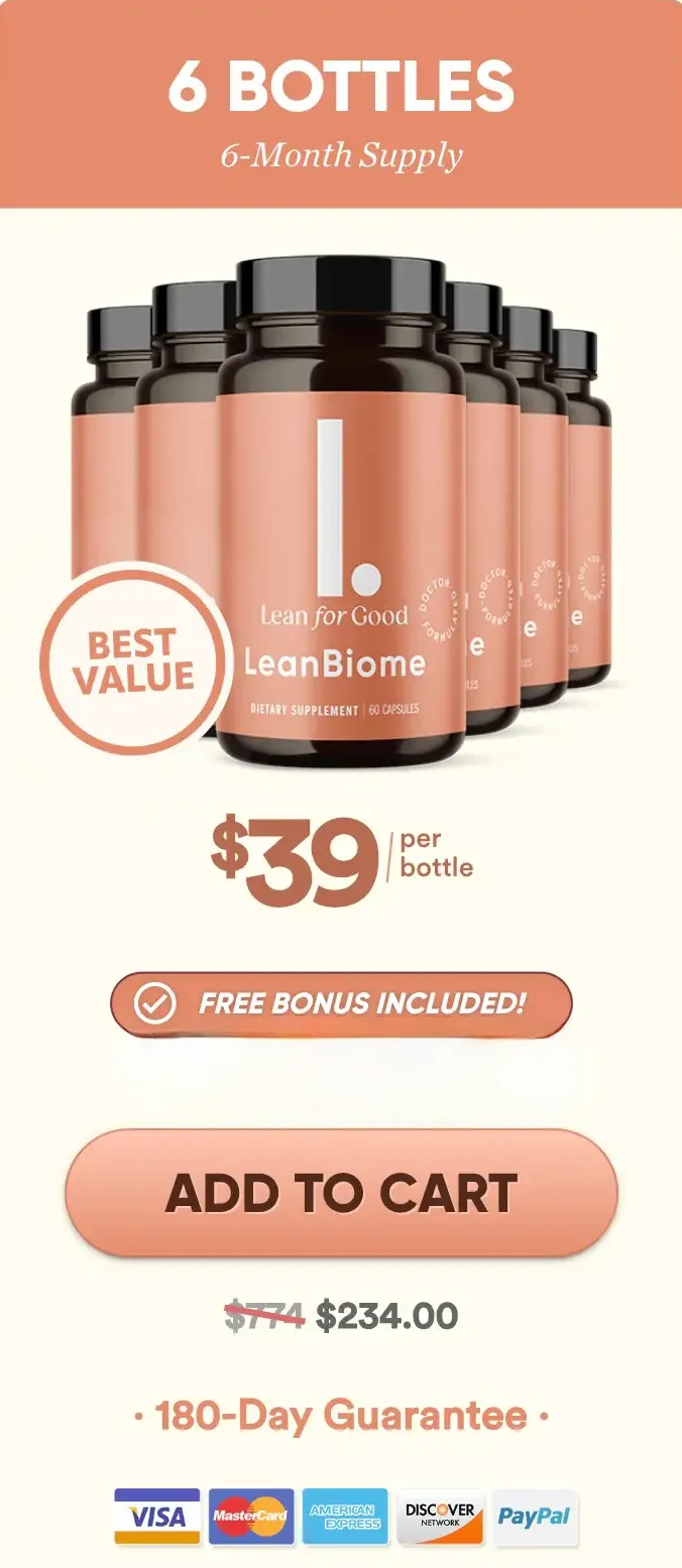 LeanBiome Buy 6 Bottles