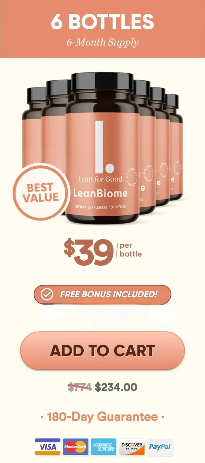 LeanBiome Buy 6 Bottles